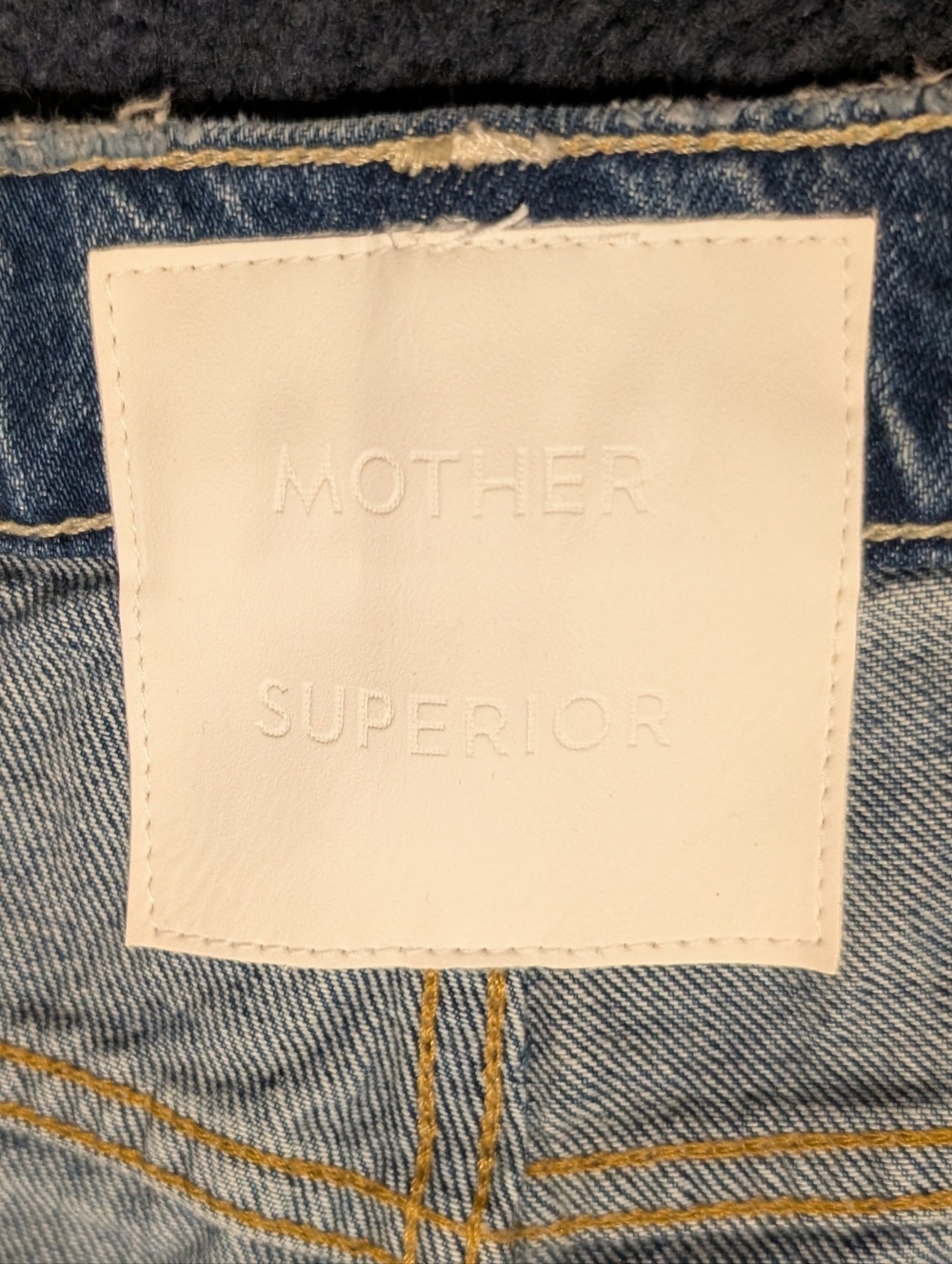 MOTHER Superior High Waisted Tunnel Vision Sneak in Take Me Higher Jeans 28 NEW - Picture 4 of 8